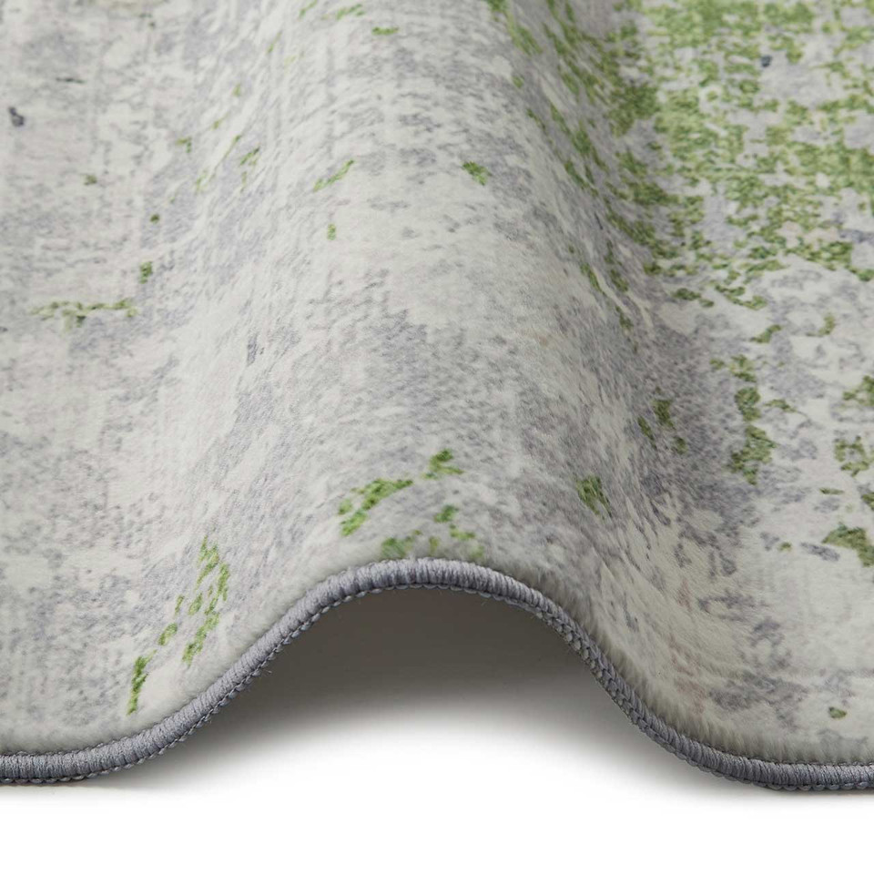 Washable Rug Modern Lux Ivory Green 