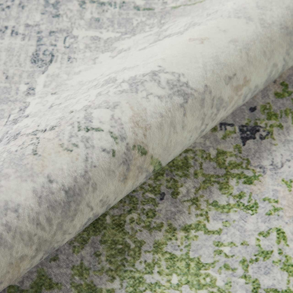 Washable Rug Modern Lux Ivory Green 