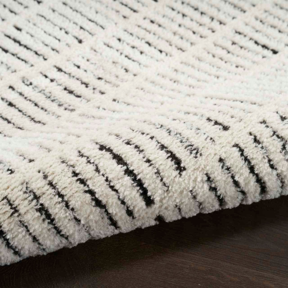 Modern Comfort 03 Soft Rug Ivory Black