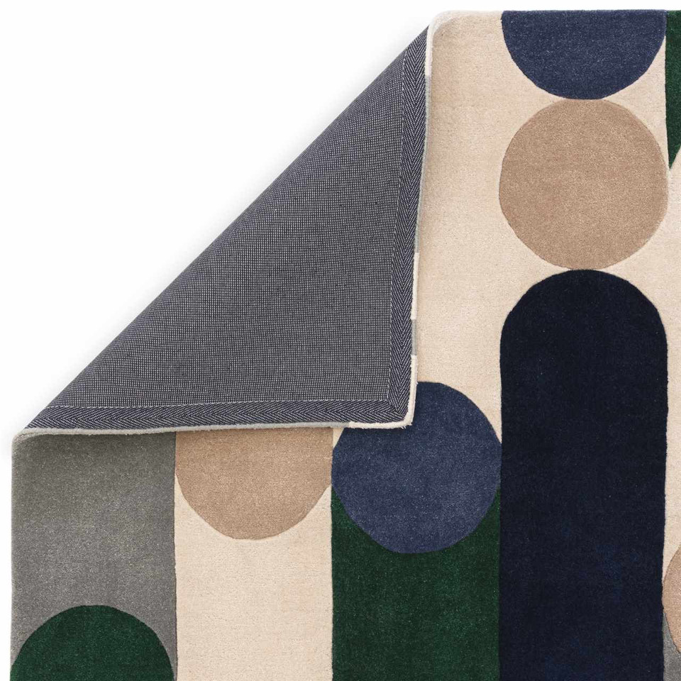 Romy 08 Morse Blue Eco Friendly Modern Rug