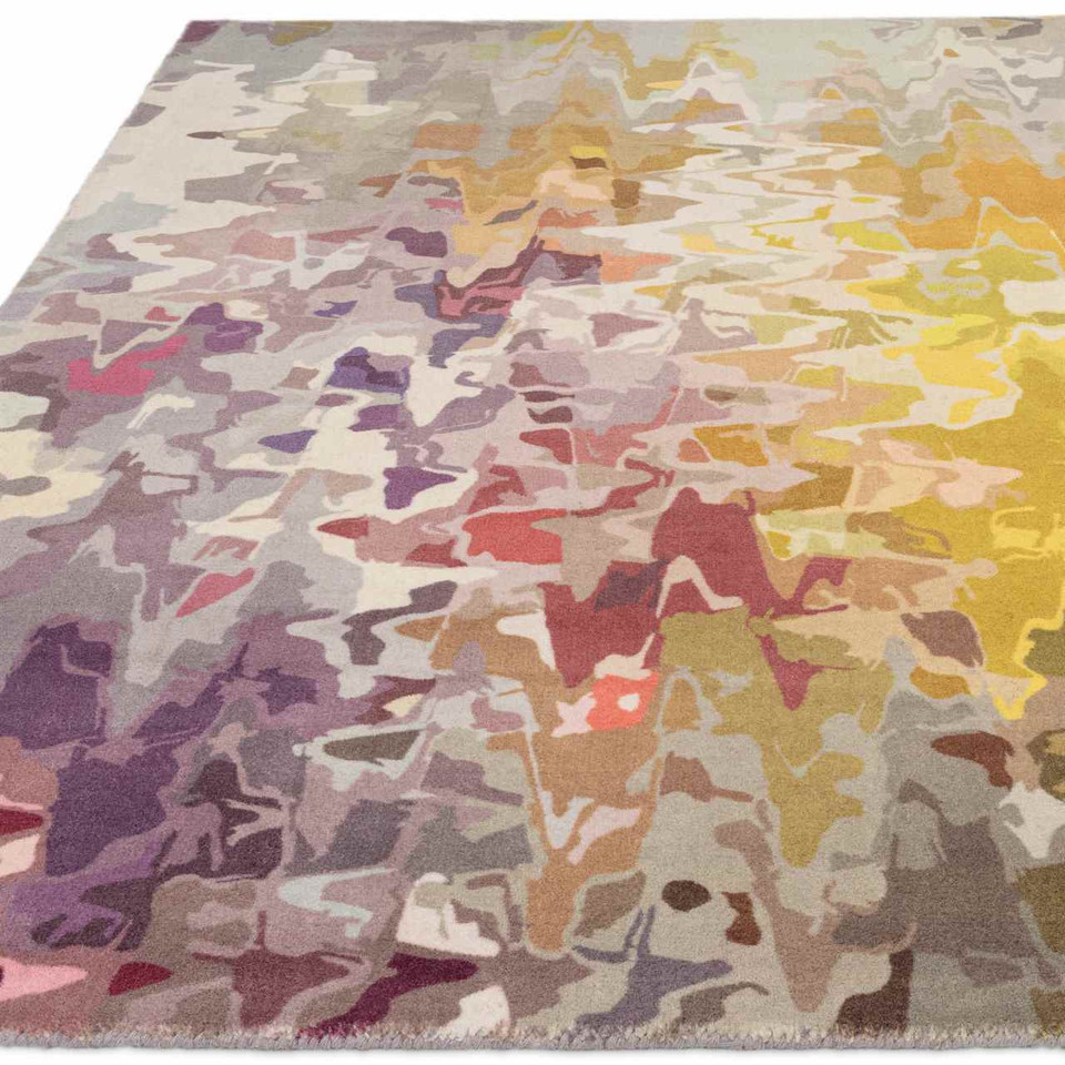 Vision Stipple Vibrant Colourful Floor Rug