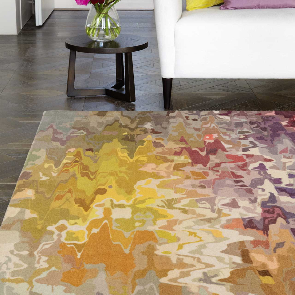 Vision Stipple Vibrant Colourful Floor Rug