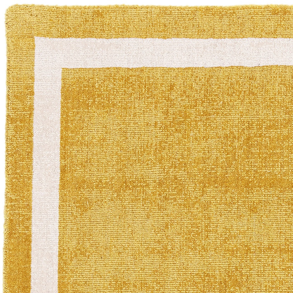 Albi Ochre Pure Wool Plain Rug