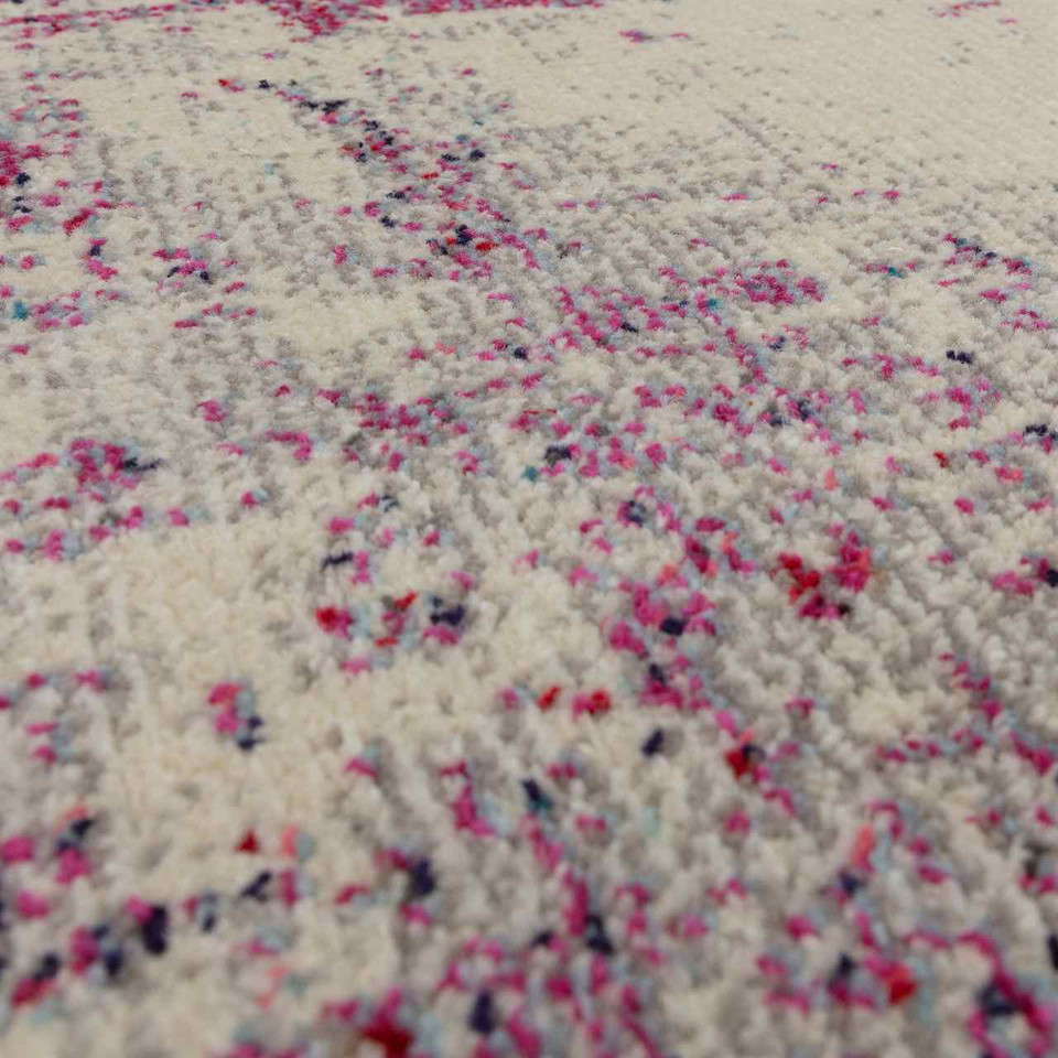 Colores Abstract Rug Cloud Magenta CO08