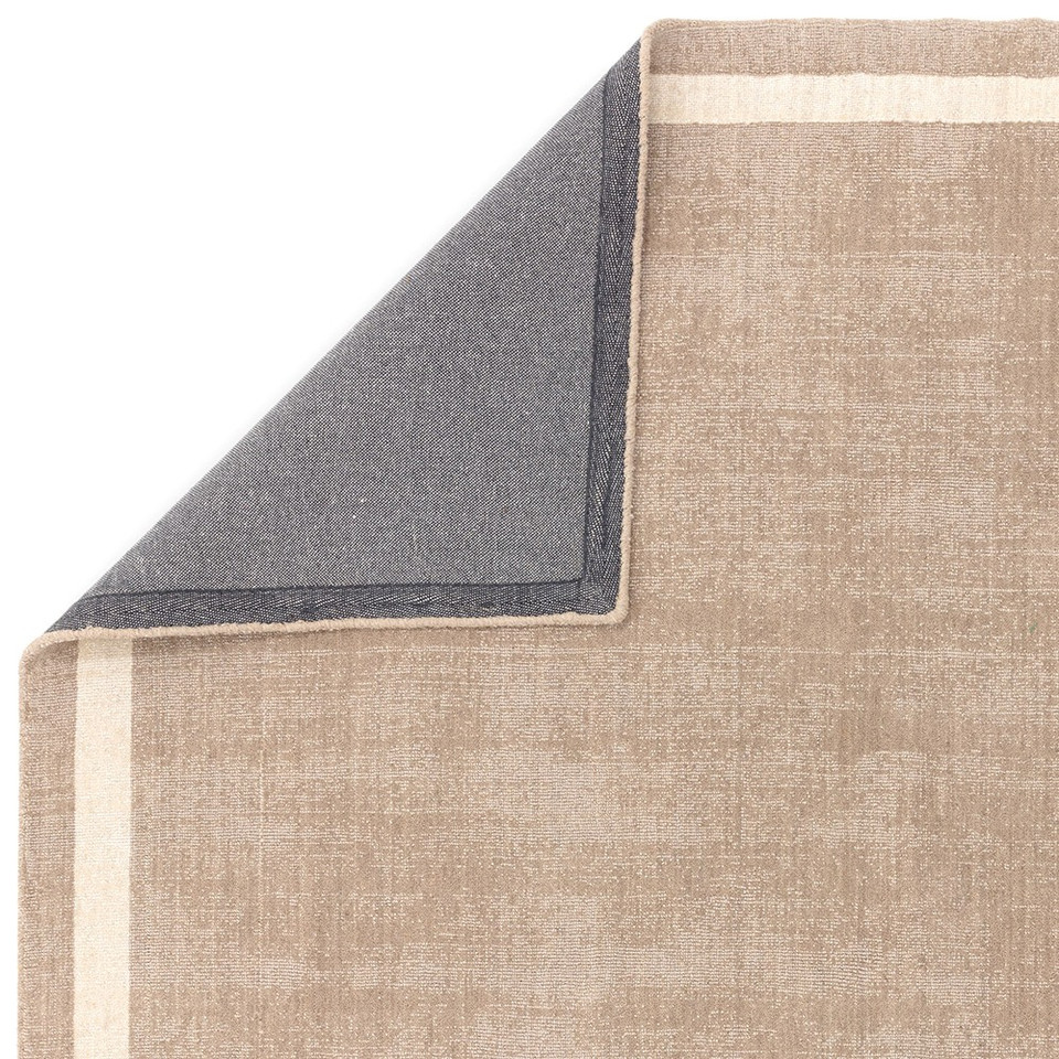 Albi Sand Pure Wool Plain Rug