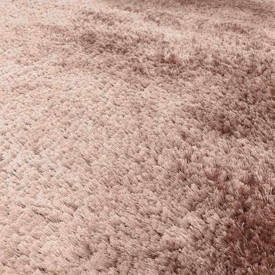 Ultra Thick Plush Shaggy Rug Blush Pink