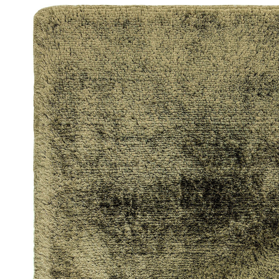 Ultra Thick Plush Shaggy Rug Sage Green