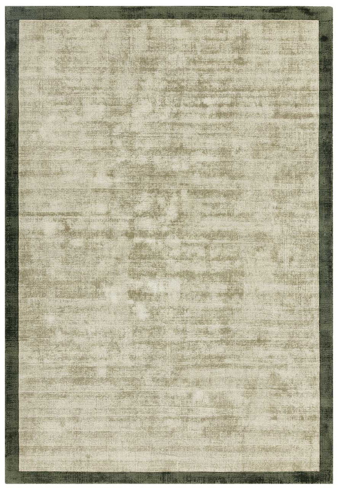 Blade Border Handwoven Rug Rug Sage Olive 05