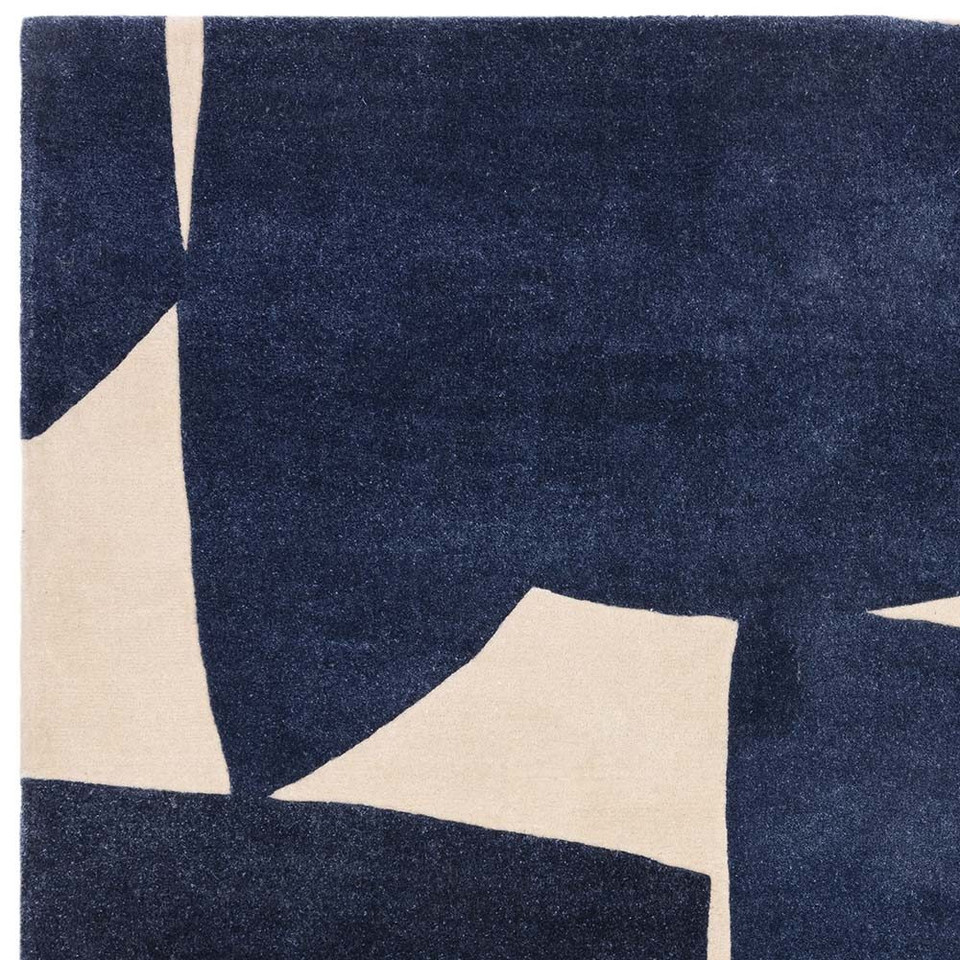 Romy 03 Kite Blue Eco Friendly Modern Rug