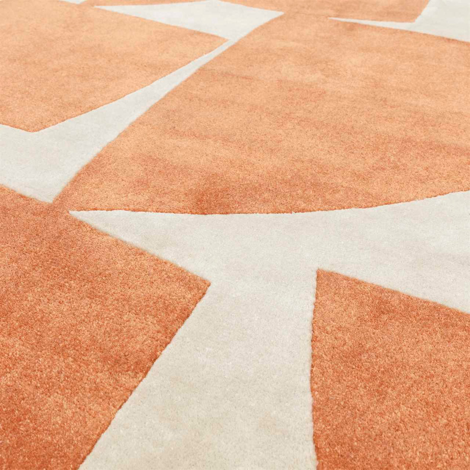 Romy 05 Kite Orange Eco Friendly Modern Rug