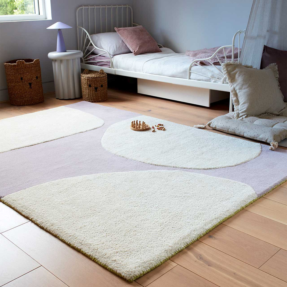 Canvas Pebble Heather Sculpted Modern Wool Rug