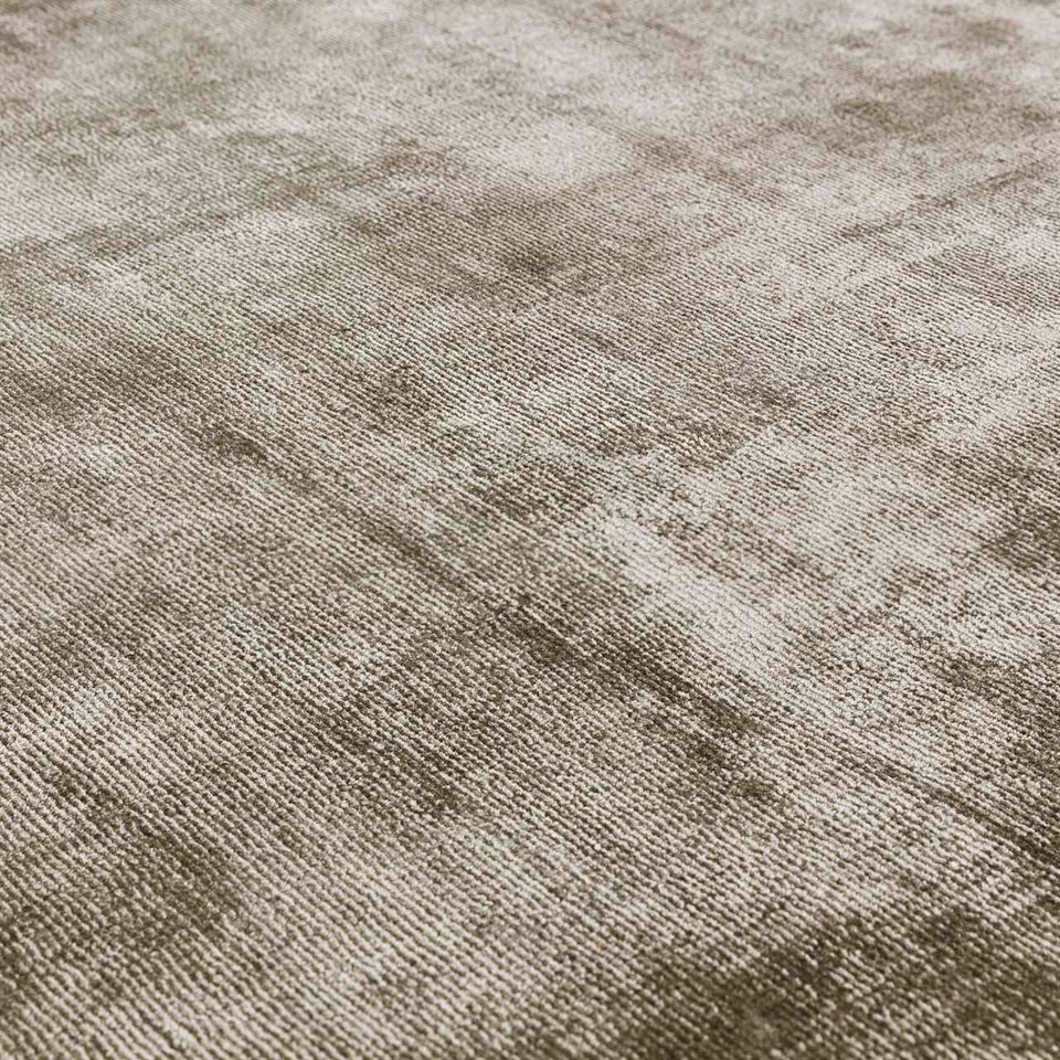 Blade Border Handwoven Rug Charcoal Moleskin 09