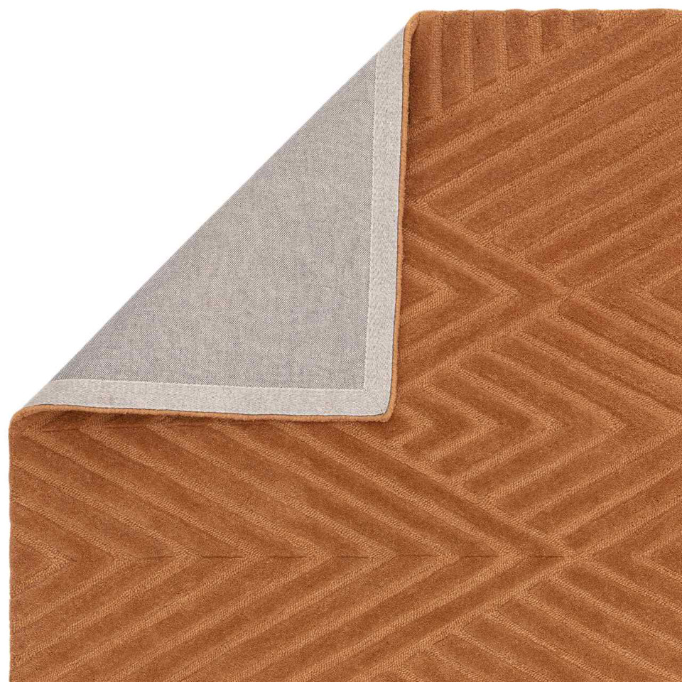 Hague Desert Sand Thick Woolen Rug Hand Tufted
