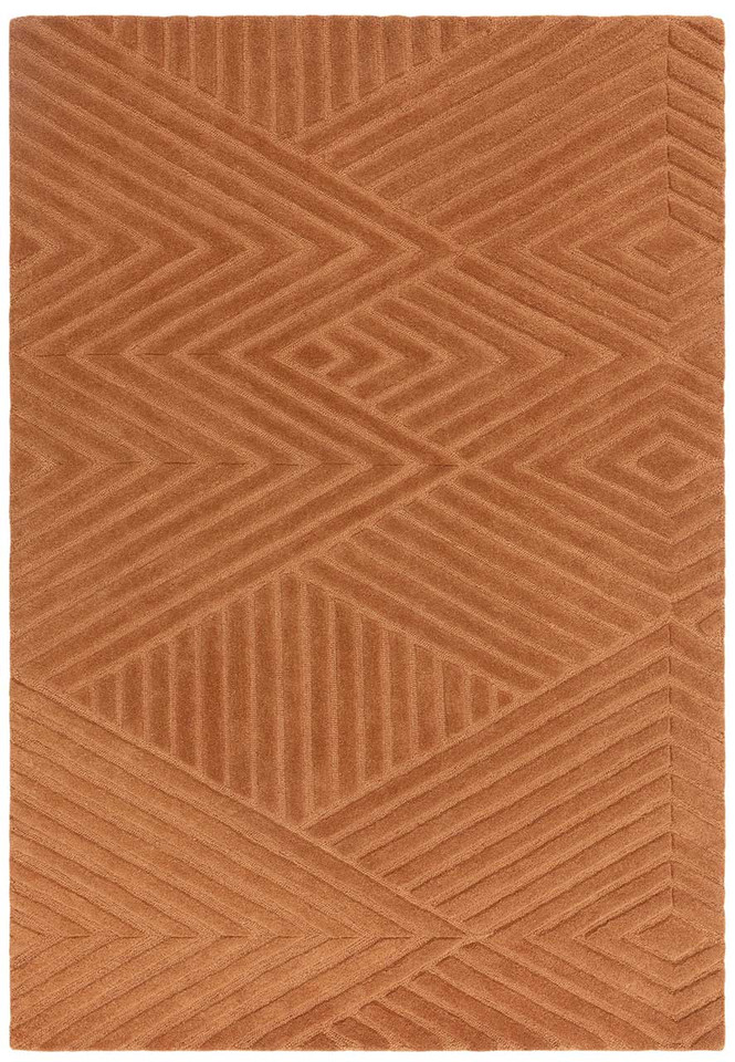Hague Desert Sand Thick Woolen Rug Hand Tufted