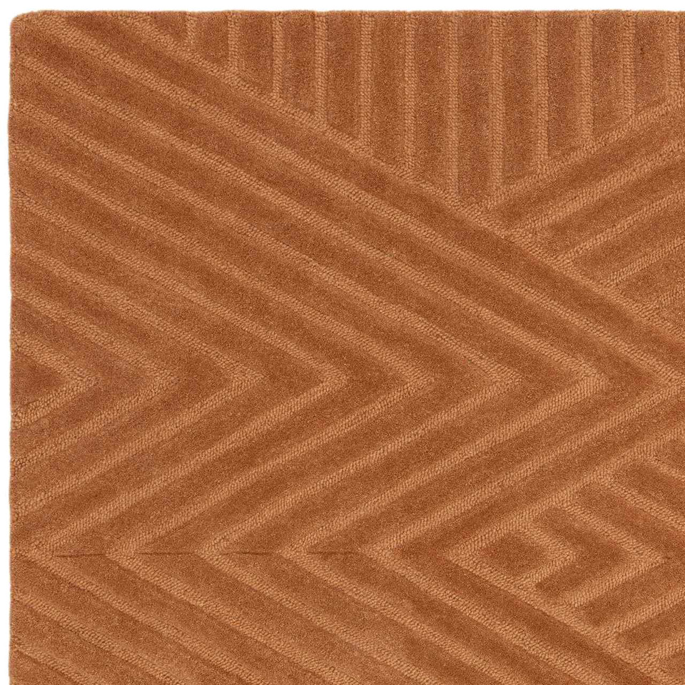 Hague Desert Sand Thick Woolen Rug Hand Tufted