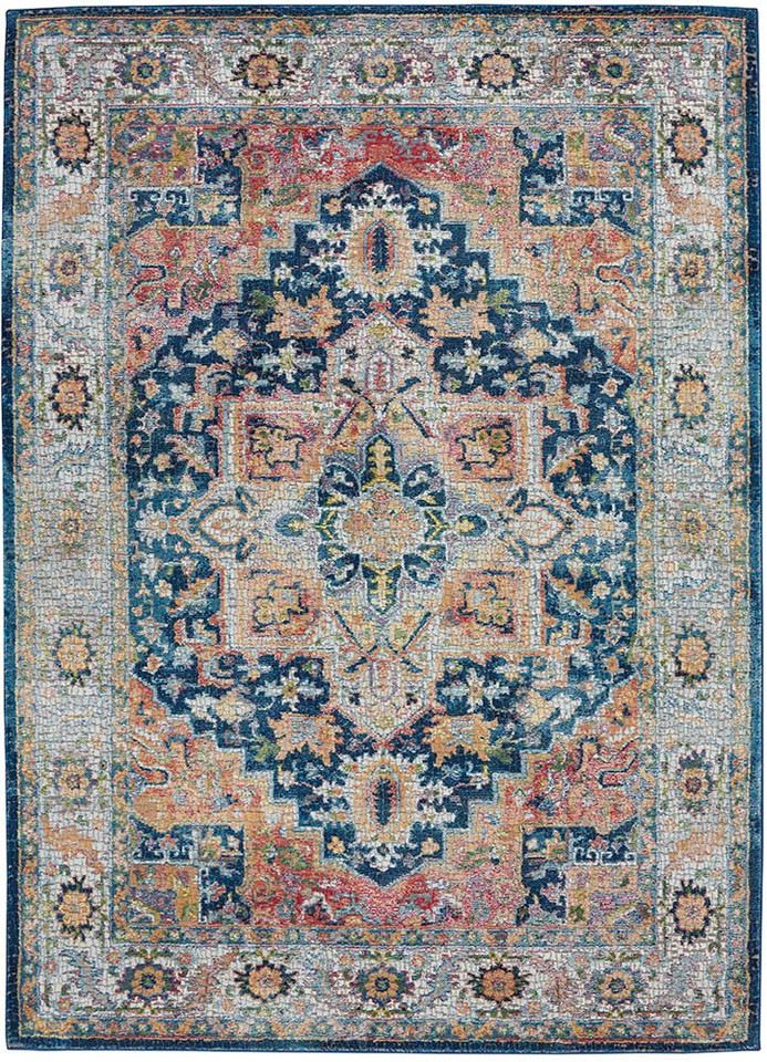 Persian Ankara Global ANR11 Blue Multi Rug Runner
