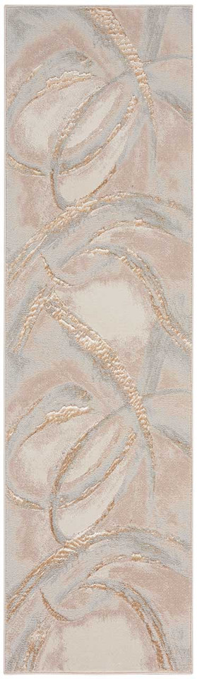 Brush Strokes Rug 01 Metallic Beige Grey