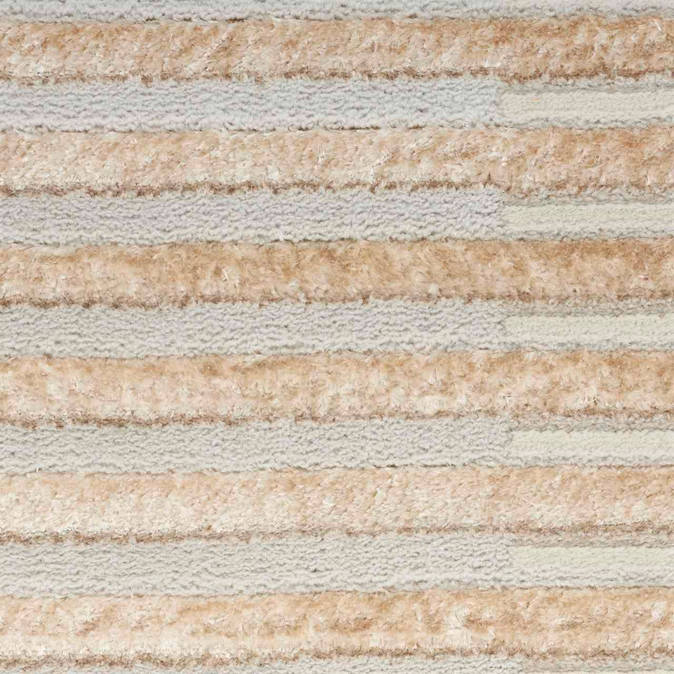 Brush Strokes Rug 04 Metallic Beige Silver