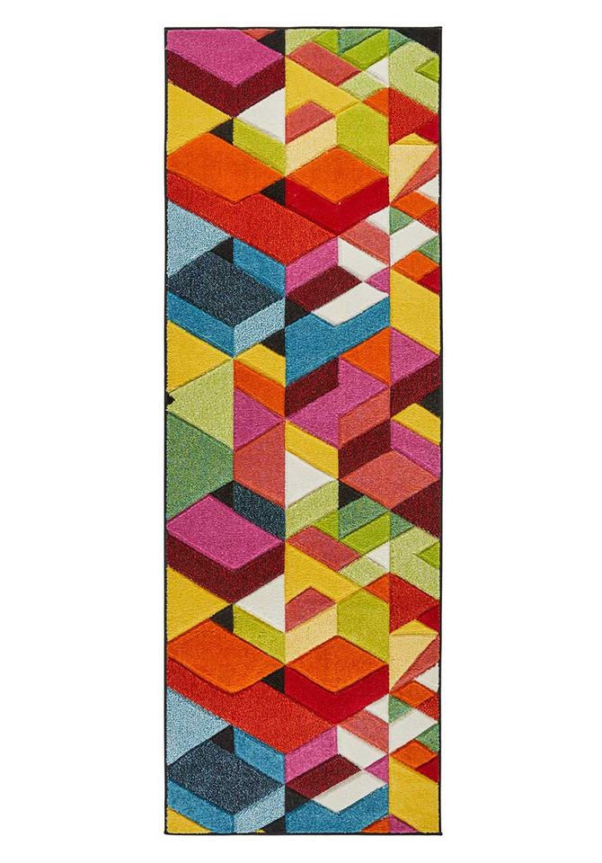 Viva Multicolour Hardwearing Rug VIV01