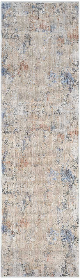 Contemporary Rug Abstract Hues Beige Grey