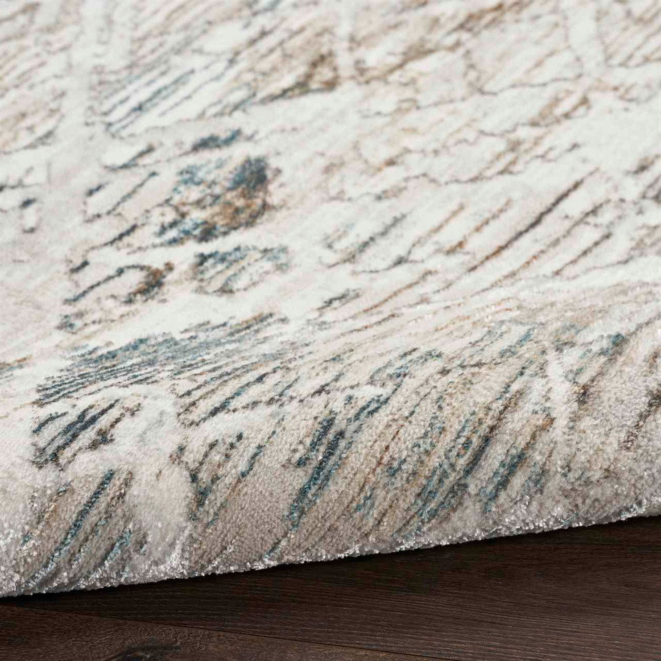 Glitz GLZ11 Grey Multi Metallic Statement Rug