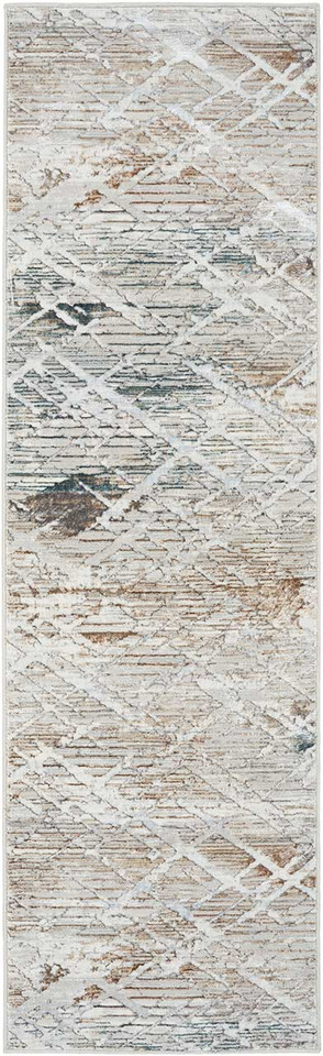 Glitz GLZ11 Grey Multi Metallic Statement Rug