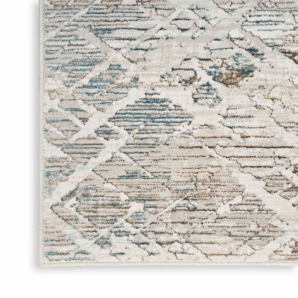 Glitz GLZ11 Grey Multi Metallic Statement Rug