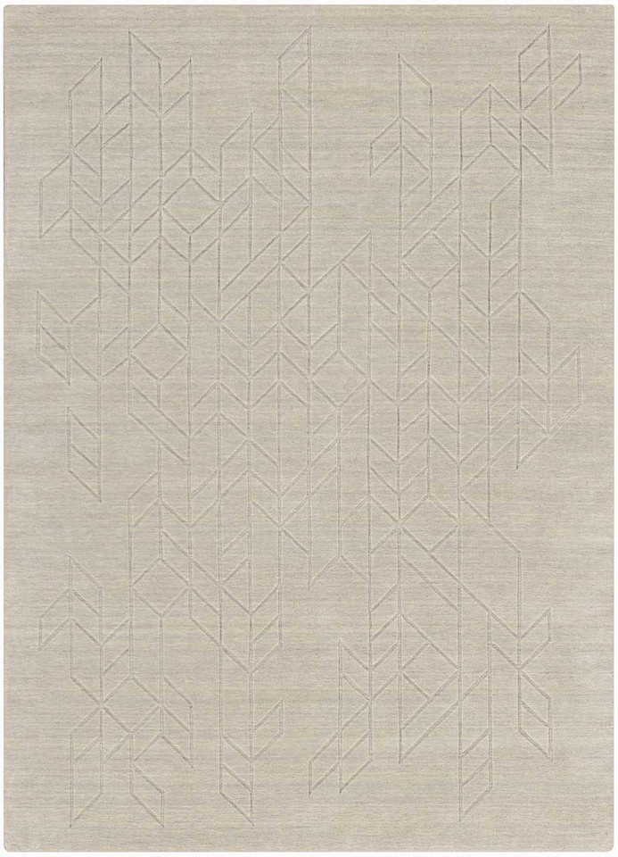 Alessa Plain Light Sage Handmade Wool Rug