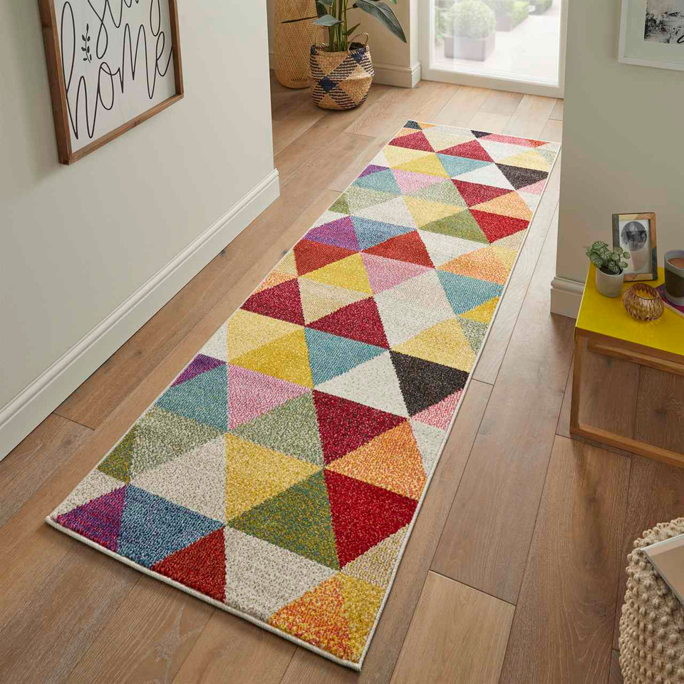 Carnaval Multicolour Hardwearing Rug CAR110