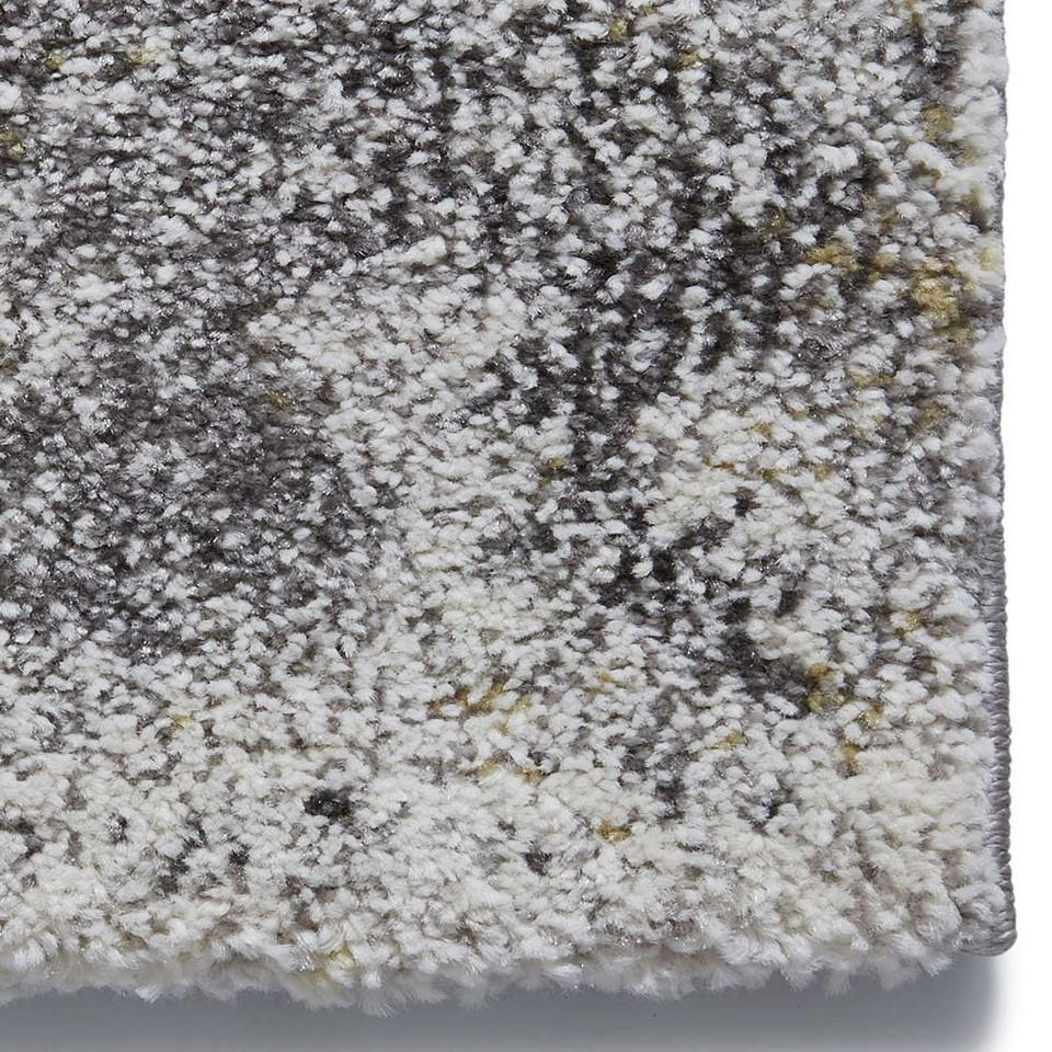 Brooklyn Rug 8595 Ivory Grey Yellow Runner