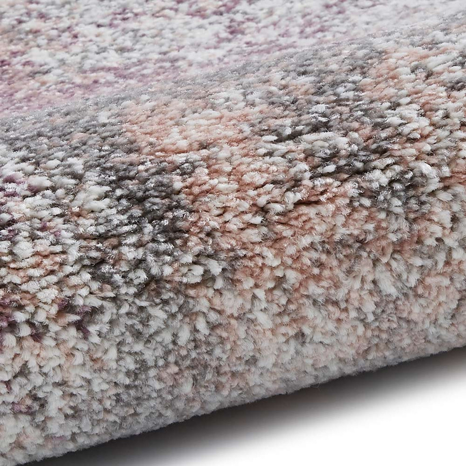 Brooklyn Rug 8595 Ivory Grey Rose Runner
