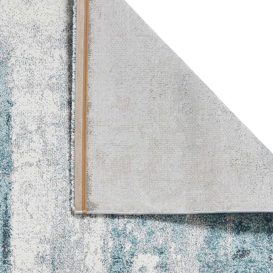 Brooklyn Rug 8595 Ivory Grey Blue Runner