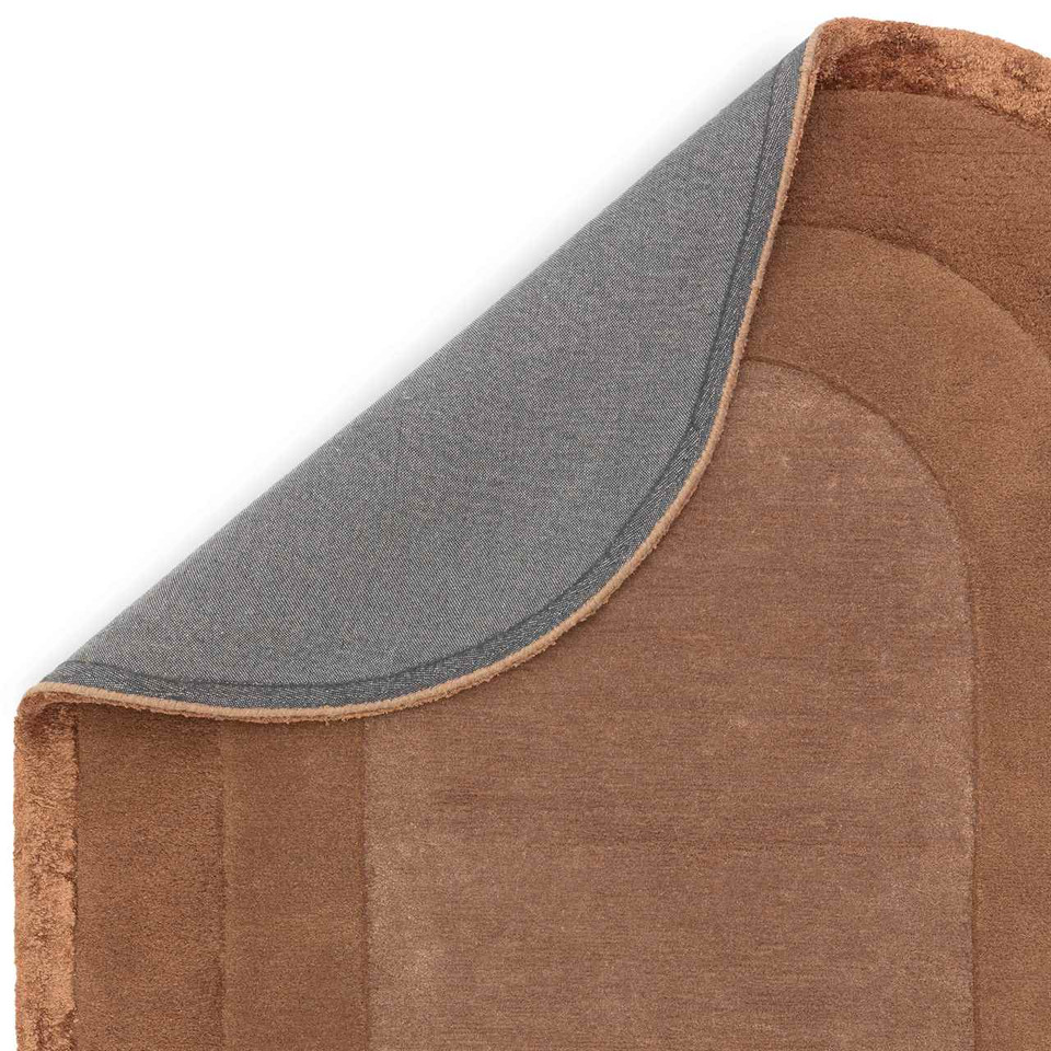 Halo Clay Thick Wool Viscose Indian Rug