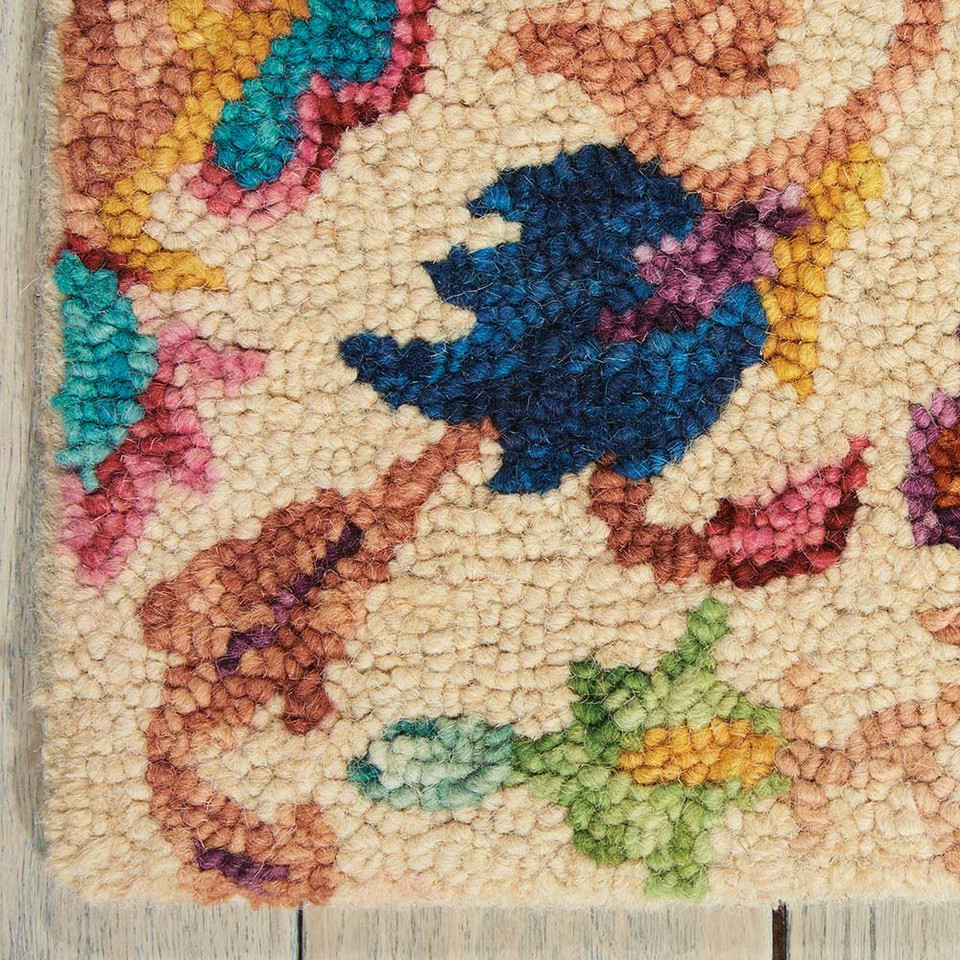 Vibrant Wool rug Ivory VIB08 Runner