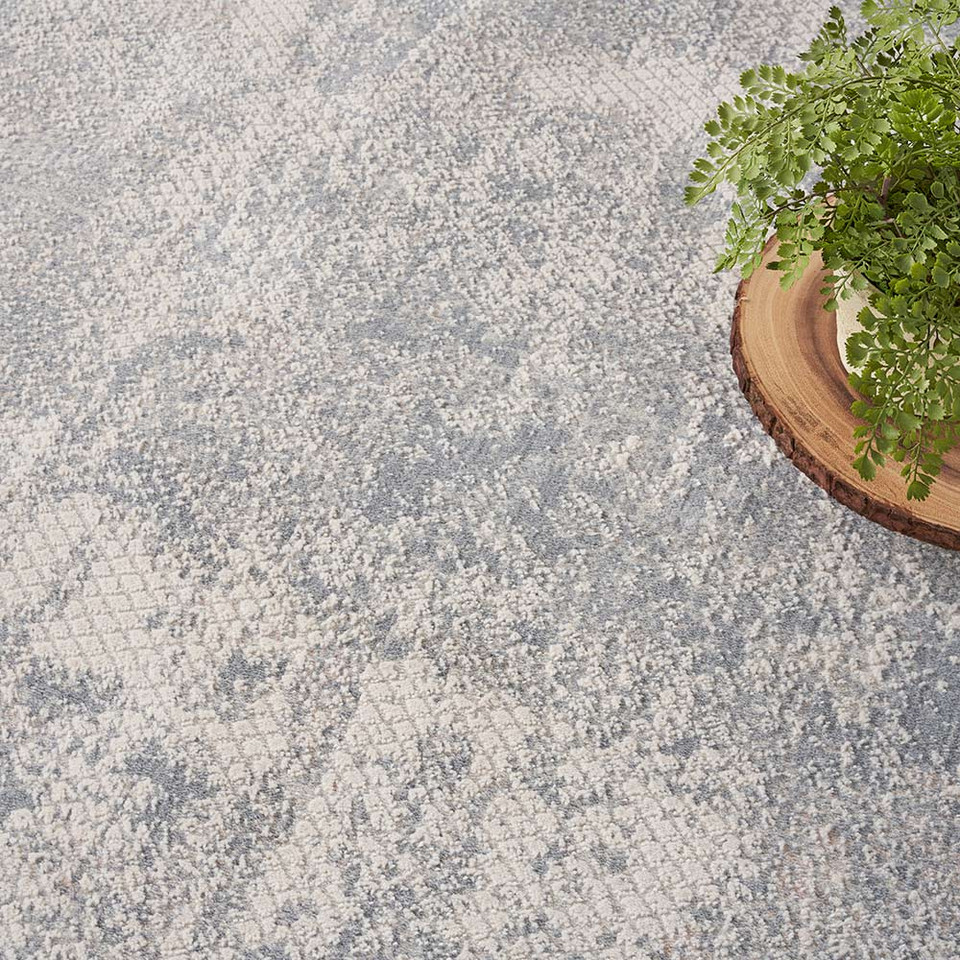 Exhale Abstract Modern Rug EXL01 Light Grey