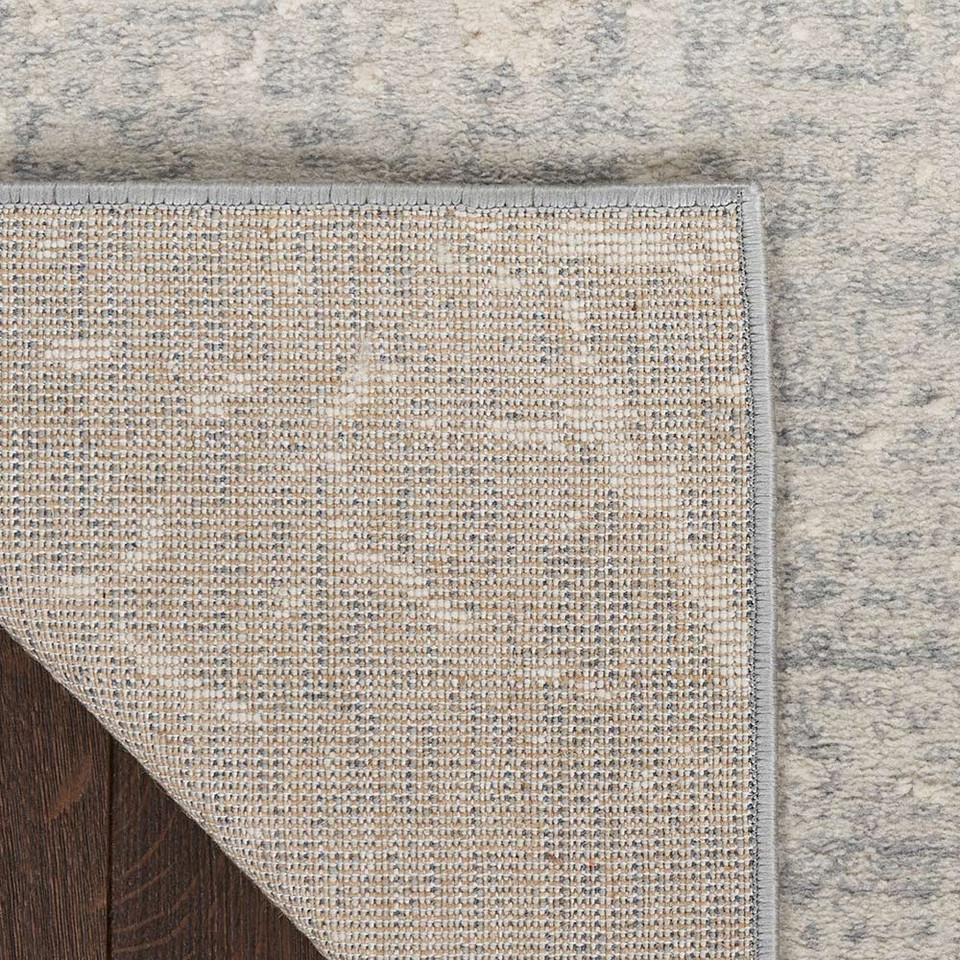Exhale Abstract Modern Rug EXL02 Ivory Grey