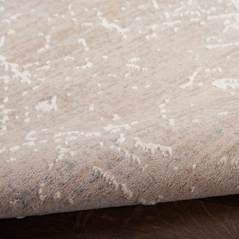 Exhale Abstract Modern Rug EXL02 Moca Ivory
