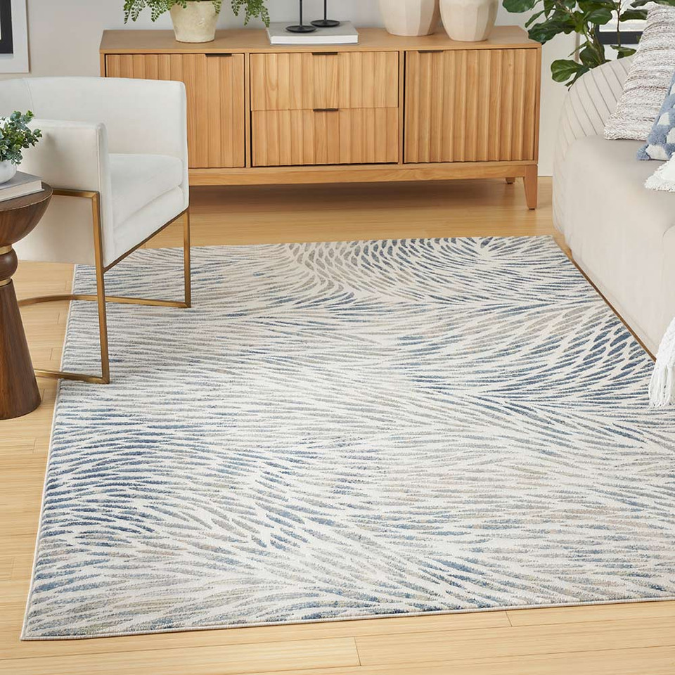 Exhale Abstract Modern Rug EXL03 Multi
