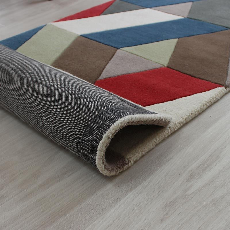Funky Chevron Multicolour Rugs Runner