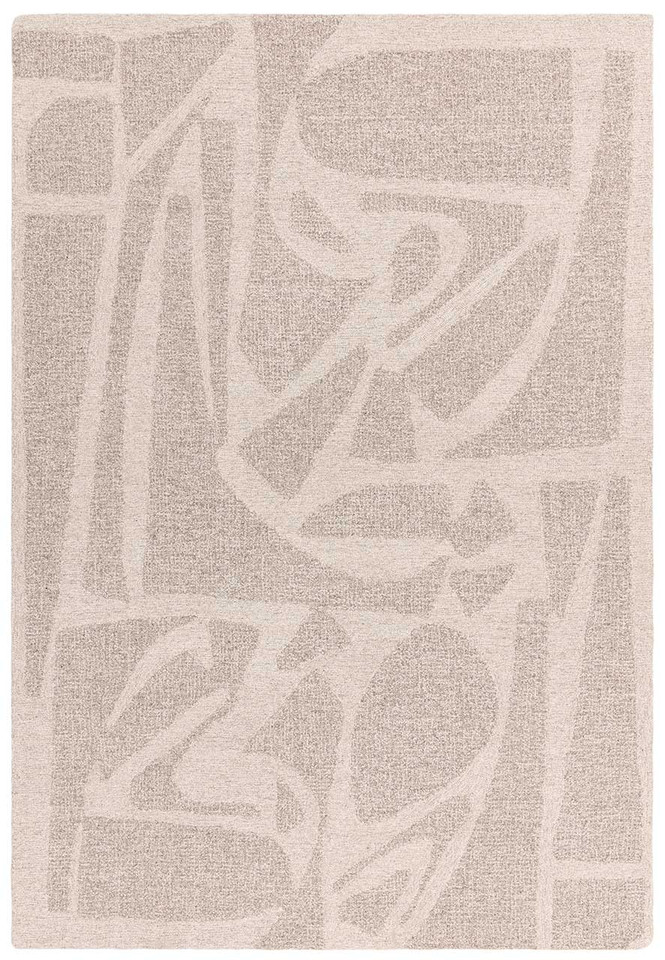 Loxley Linen Loop Pile Hand Tufted Wool Rug