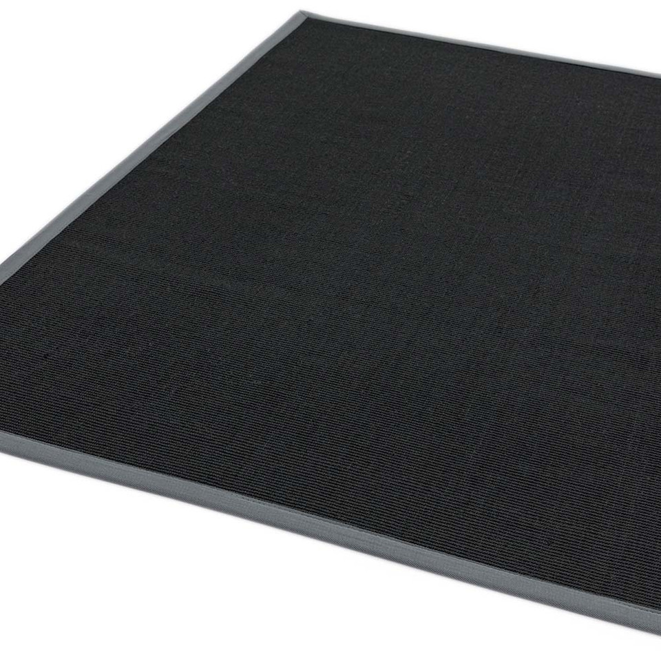 Sisal Rug Grey Border Runner