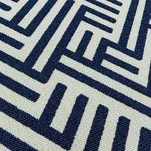 On Sale Antibes Outdoor Rug Blue White Linear AN04 160x230cm