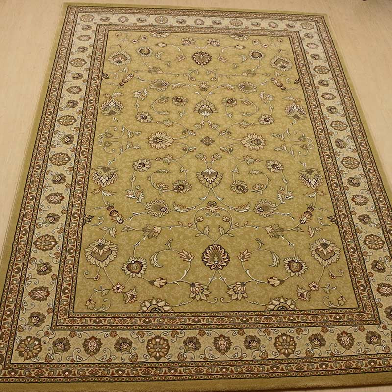 Noble Gold Botanical 1790 Rug Circle