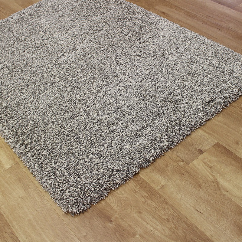 Twilight White Silver Rug Circle
