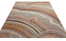 On Sale Amara Soft Stylish Abstract Rug Blush Pink Grey 200x290cm
