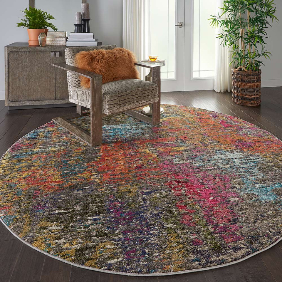 Celestial Sunset CES14 Rug Circle