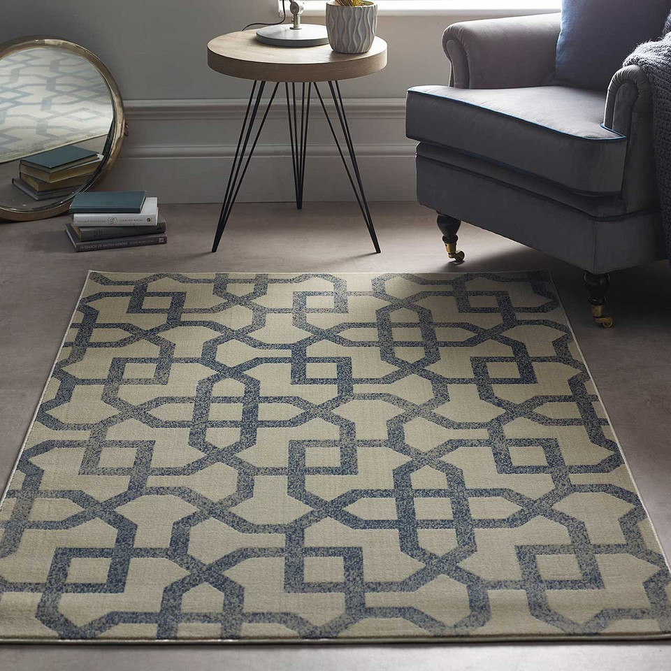 Origins Luxury Rug Avanti Grey Blue