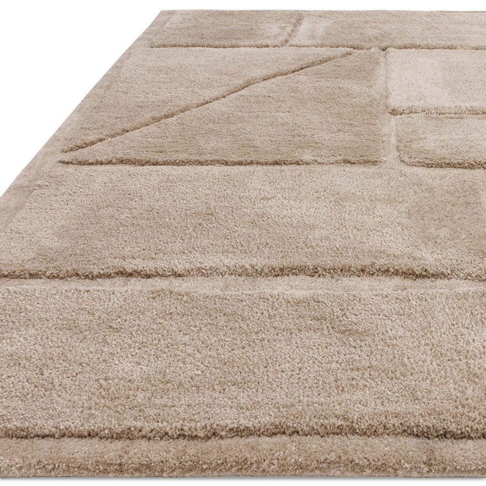 Horizon Sand Soft Textured Modern Rug