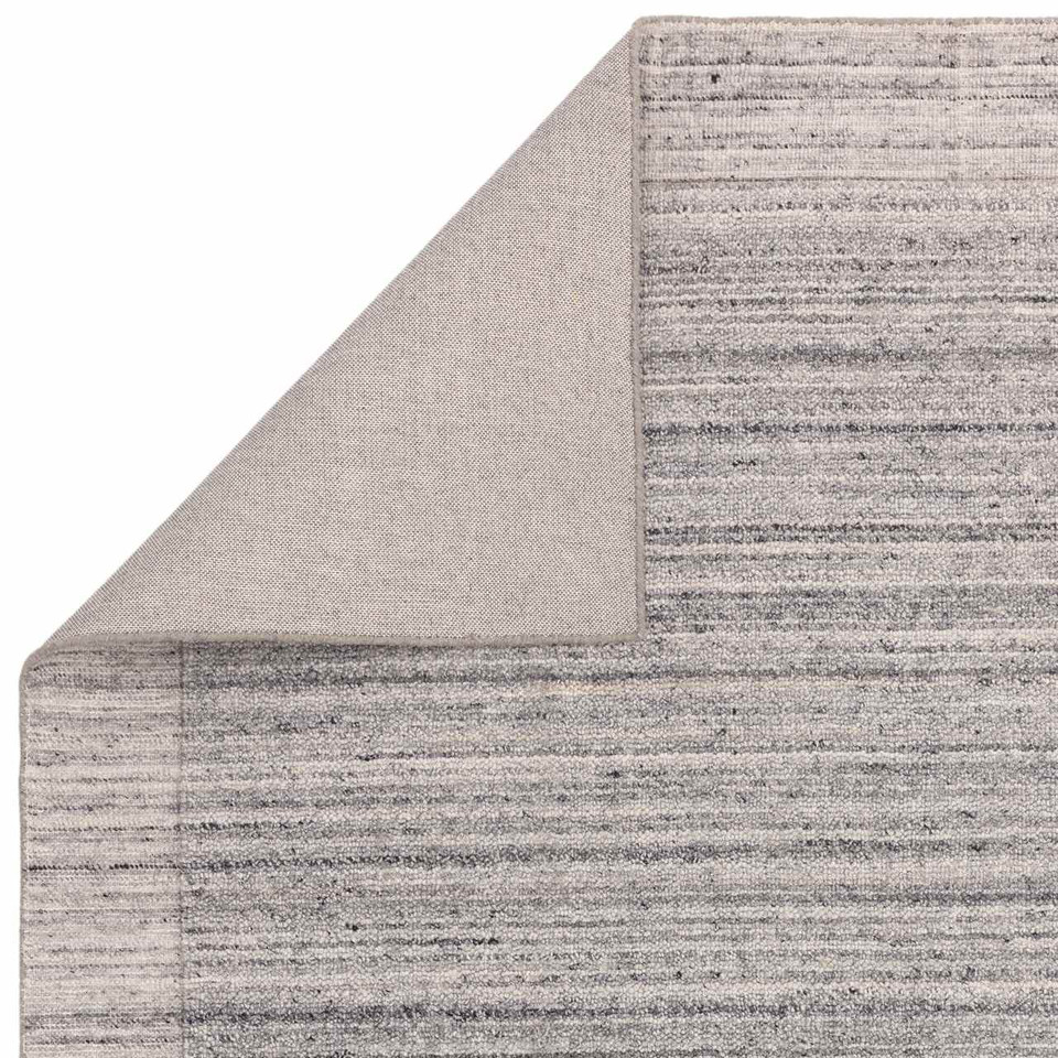 Larson Grey Indian Plain Border Rug