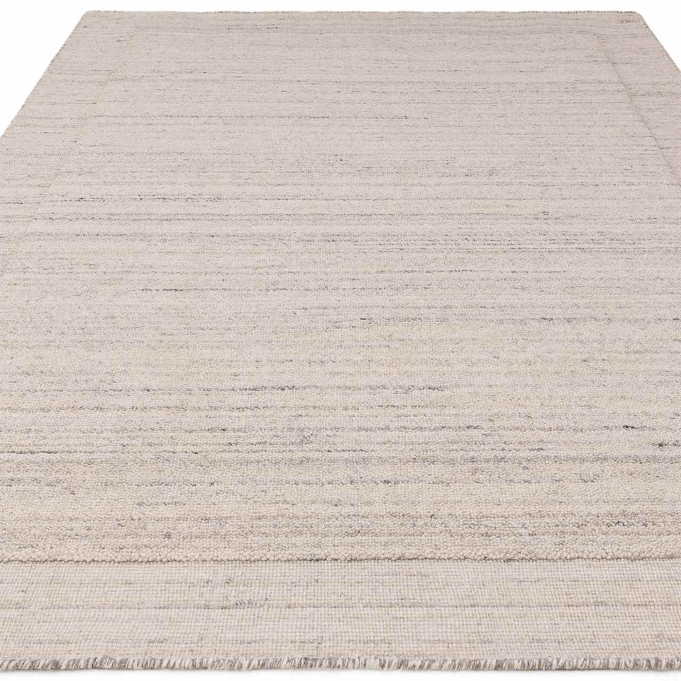 Larson Ivory Indian Plain Border Rug